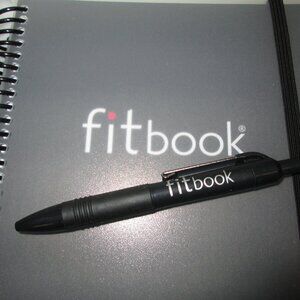 FIT BOOK Nutrition & Workout Log w/Pen Lose weight & keep track of it! MOTIVATE!